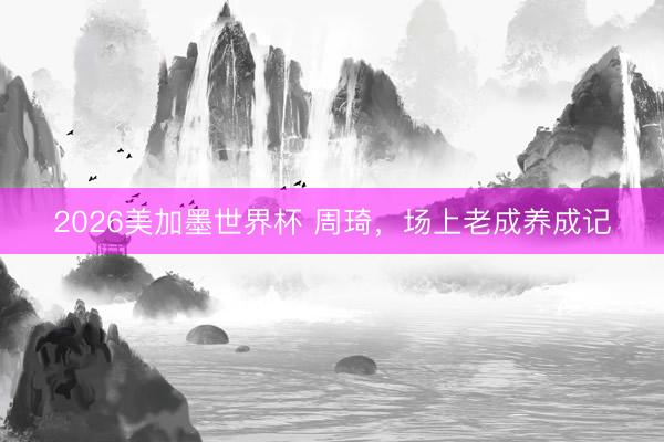 2026美加墨世界杯 周琦,场上老成养成记